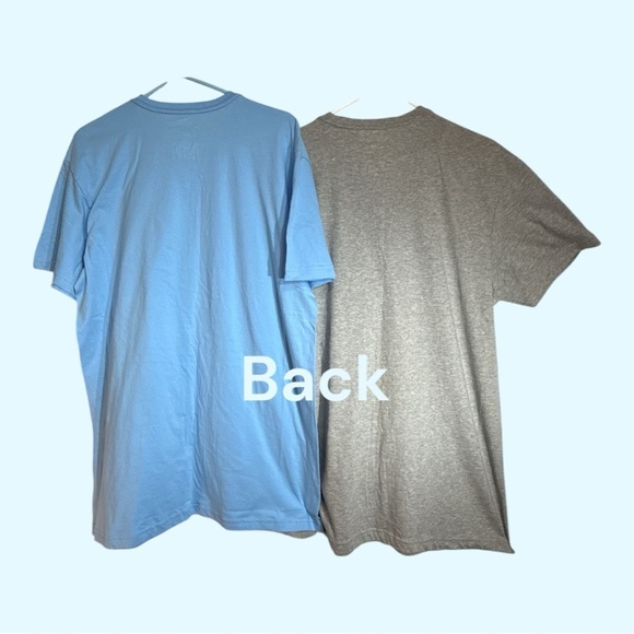 Polo Ralph Lauren 2 for 1 Classic Tee shirts in Sky Blue and Gray Size L NWOT - Picture 7 of 7